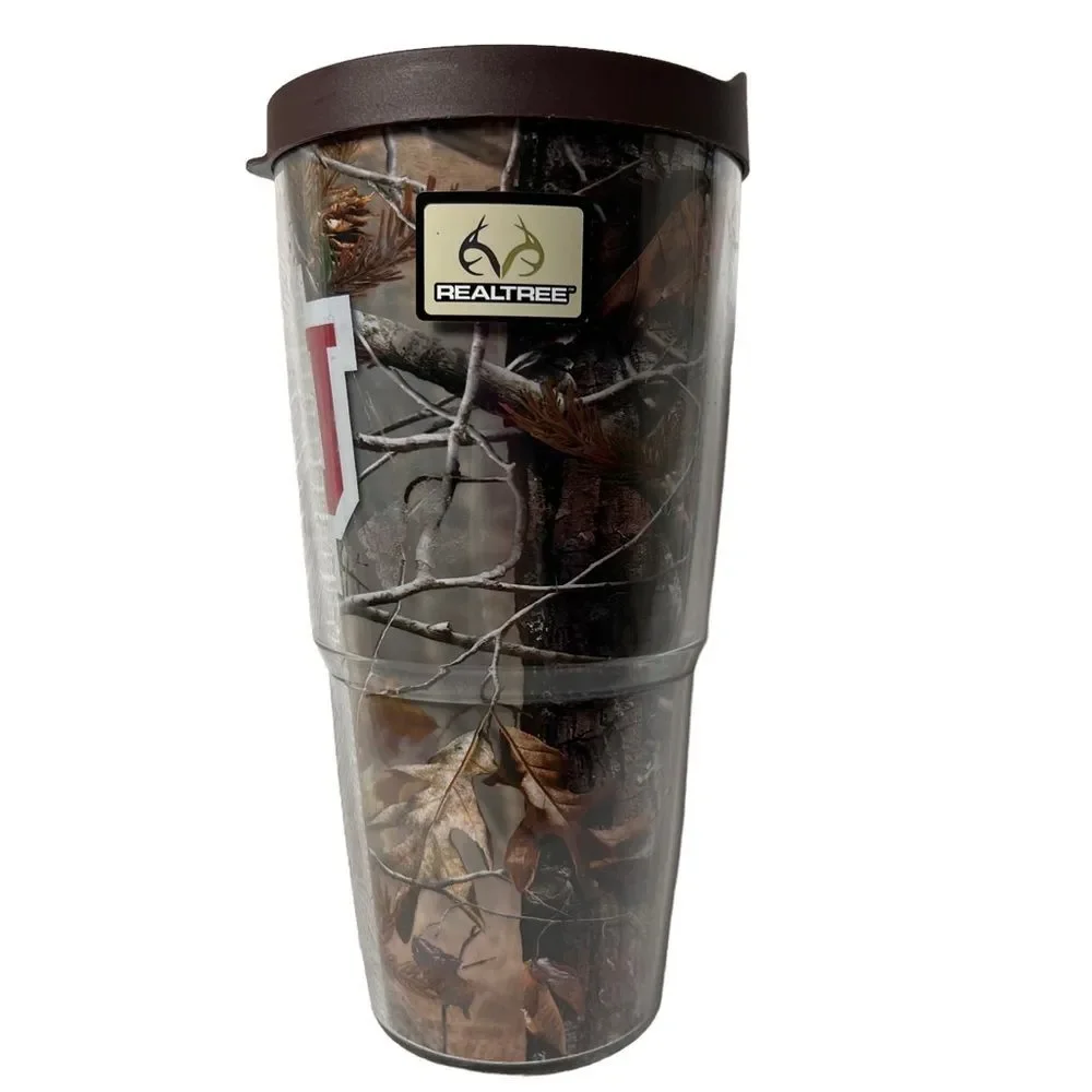 Tervis Indiana University Hoosiers RealTree Camo 24 Oz Tumbler Cup with Lid IU